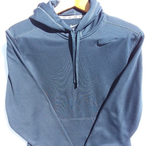 Nike Other - Nike Men's Navy Blue Therma-Fit Hoodie Small